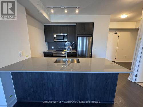 1902 - 4130 Parkside Village Drive, Mississauga, ON - Indoor Photo Showing Kitchen With Stainless Steel Kitchen With Double Sink With Upgraded Kitchen