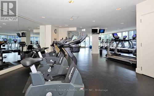 3408 - 8 York Street, Toronto, ON - Indoor Photo Showing Gym Room