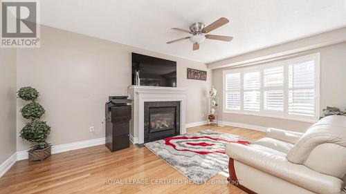 130 Edenbrook Hill Drive, Brampton, ON - Indoor Photo Showing Living Room With Fireplace