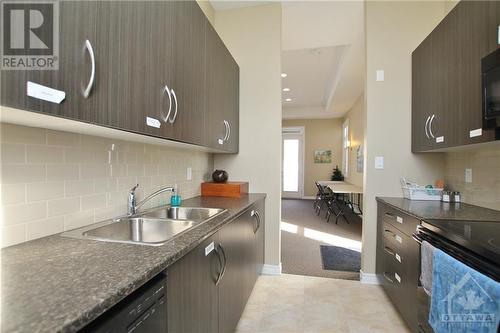 150 Guelph Private Unit#102, Ottawa, ON - Indoor Photo Showing Kitchen With Stainless Steel Kitchen With Double Sink