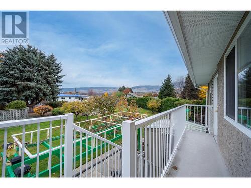 Back deck with access to the big backyard! - 1251 Ortt Place, Kelowna, BC - Outdoor With Exterior