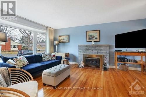 2368 Drury Lane, Ottawa, ON - Indoor Photo Showing Living Room With Fireplace