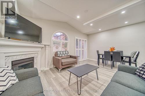 59 Hanton Crescent, Caledon, ON - Indoor Photo Showing Living Room With Fireplace