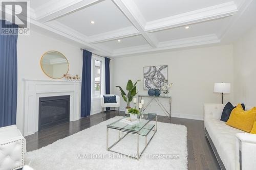 59 Frederick Pearson Street, East Gwillimbury, ON - Indoor Photo Showing Living Room With Fireplace