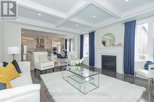 59 Frederick Pearson Street, East Gwillimbury, ON - Indoor Photo Showing Living Room With Fireplace