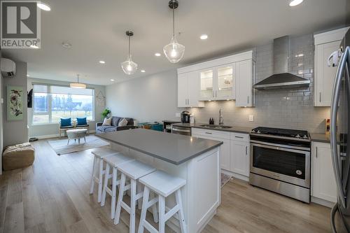 404 1087 6Th Avenue, Prince George, BC - Indoor Photo Showing Kitchen With Upgraded Kitchen