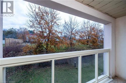 View of balcony - 2555 3Rd 3Rd Avenue Avenue W Unit# 210, Owen Sound, ON - Outdoor With Balcony