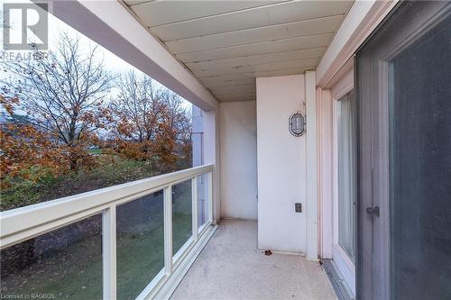 View of balcony - 2555 3Rd 3Rd Avenue Avenue W Unit# 210, Owen Sound, ON - Outdoor With Balcony With Exterior