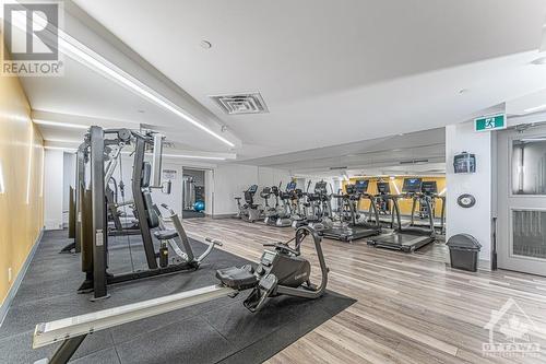 Exercise Room - 485 Richmond Road Unit#1009, Ottawa, ON - Indoor Photo Showing Gym Room