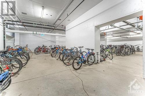 Bike Storage - 485 Richmond Road Unit#1009, Ottawa, ON - Indoor Photo Showing Garage