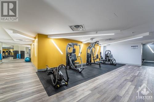 Exercise Room - 485 Richmond Road Unit#1009, Ottawa, ON - Indoor Photo Showing Gym Room