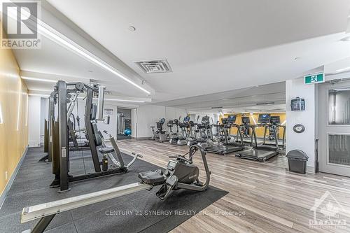 1009 - 485 Richmond Road, Ottawa, ON - Indoor Photo Showing Gym Room