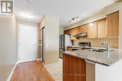 1204 - 83 Borough Drive, Toronto, ON - Indoor Photo Showing Kitchen With Stainless Steel Kitchen With Double Sink With Upgraded Kitchen