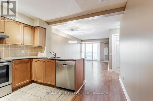 1204 - 83 Borough Drive, Toronto, ON - Indoor Photo Showing Kitchen With Double Sink