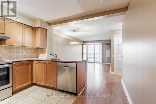 1204 - 83 Borough Drive, Toronto, ON - Indoor Photo Showing Kitchen With Double Sink