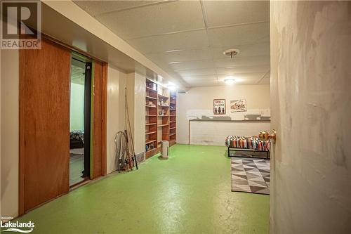 Basement with a drop ceiling - 96 Sixth Street, Midland, ON - Indoor Photo Showing Other Room