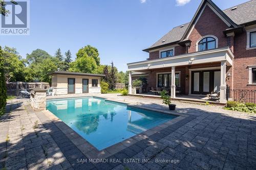 1689 Carolyn Road, Mississauga, ON - Outdoor With In Ground Pool With Deck Patio Veranda