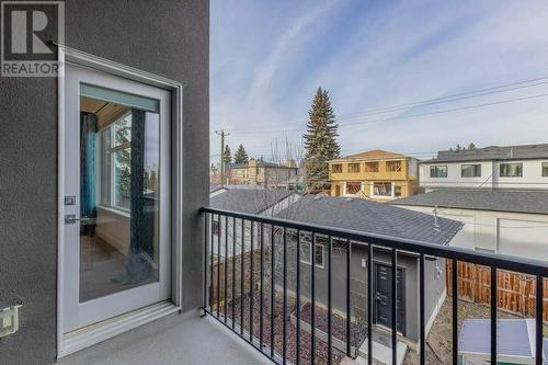 2012 22 Avenue Nw, Calgary, AB - Outdoor With Balcony With Exterior