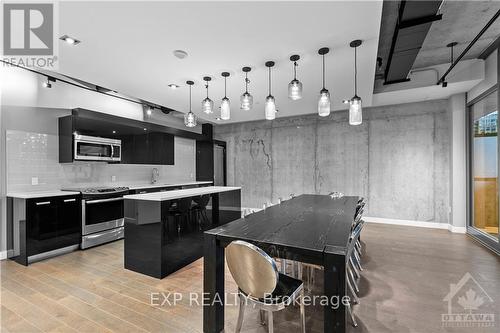 1513 - 224 Lyon Street N, Ottawa, ON - Indoor Photo Showing Kitchen With Stainless Steel Kitchen With Upgraded Kitchen