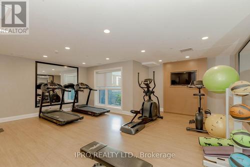 318 - 128 Grovewood Common, Oakville, ON - Indoor Photo Showing Gym Room