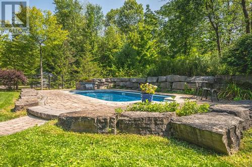 8071 4Th Line, Essa, ON - Outdoor With In Ground Pool With Backyard