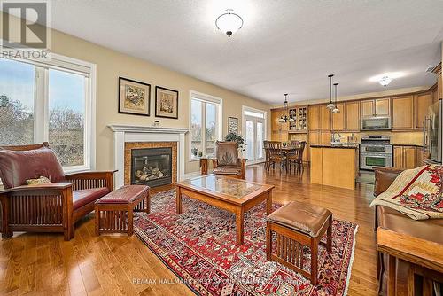 9 Oakside Drive, Uxbridge, ON - Indoor Photo Showing Living Room With Fireplace