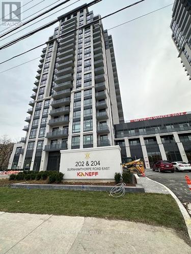 704 - 204 Burnhamthorpe Road E, Mississauga, ON - Outdoor With Facade