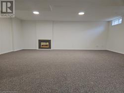 Basement featuring carpet - 