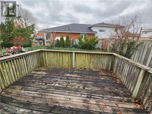 View of deck - 551 Hallmark Drive, Waterloo, ON - Outdoor With Deck Patio Veranda