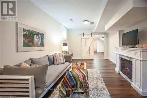 9 Kiwanis Avenue, Norfolk, ON - Indoor Photo Showing Living Room With Fireplace