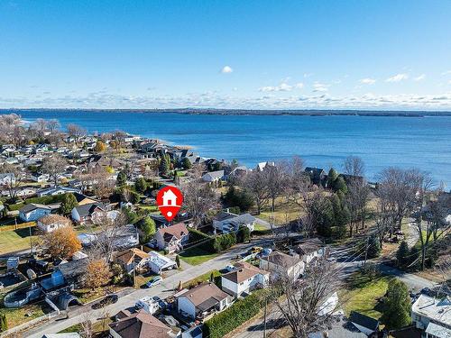 Aerial photo - 172 57E Avenue, Pointe-Calumet, QC - Outdoor With Body Of Water With View