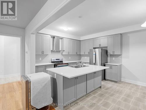 925 Knights Lane, Woodstock, ON - Indoor Photo Showing Kitchen With Stainless Steel Kitchen With Double Sink