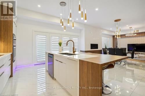 166 Concession Street, Hamilton, ON - Indoor Photo Showing Kitchen With Double Sink With Upgraded Kitchen