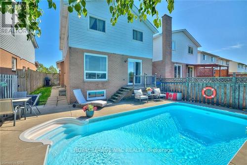 38 Culligan Crescent, Thorold, ON - Outdoor With In Ground Pool With Deck Patio Veranda