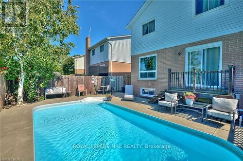 38 Culligan Crescent, Thorold, ON - Outdoor With In Ground Pool With Deck Patio Veranda