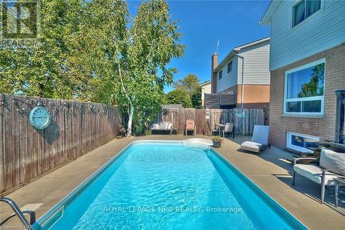 38 Culligan Crescent, Thorold, ON - Outdoor With In Ground Pool