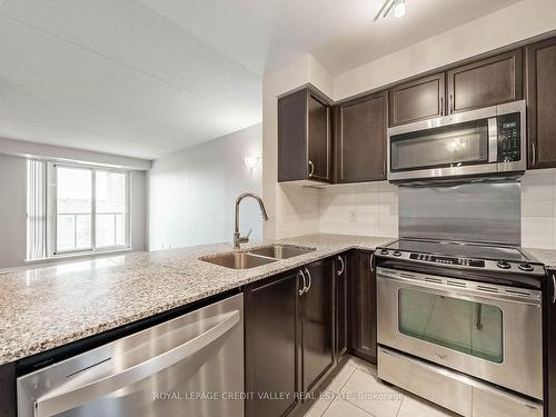 317-60 Via Rosedale  N, Brampton, ON - Indoor Photo Showing Kitchen With Double Sink With Upgraded Kitchen