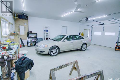 108 Central Avenue, Love, SK - Indoor Photo Showing Garage