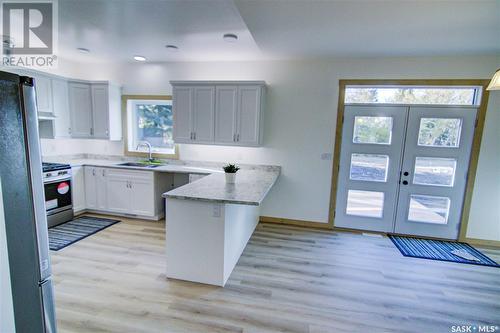 108 Central Avenue, Love, SK - Indoor Photo Showing Kitchen With Upgraded Kitchen