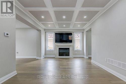 20 Heggie Road, Brampton, ON - Indoor Photo Showing Living Room With Fireplace