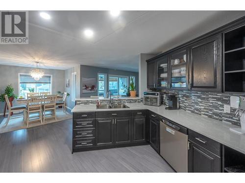 250 Scott Avenue Unit# 203, Penticton, BC - Indoor Photo Showing Kitchen With Double Sink