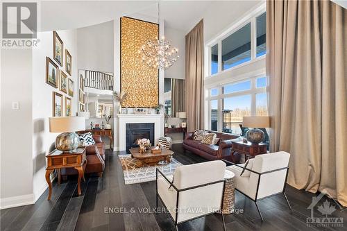 375 Longworth Avenue, Ottawa, ON - Indoor Photo Showing Living Room With Fireplace