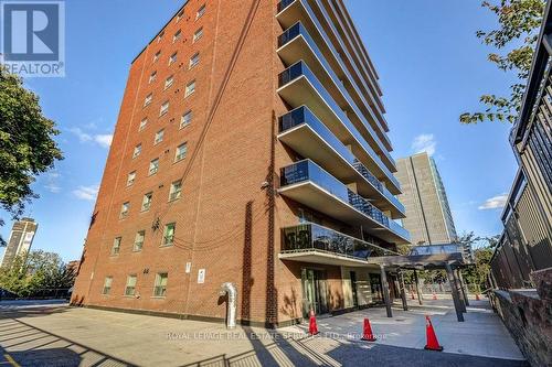 201 - 81 Charlton Avenue E, Hamilton, ON - Outdoor With Balcony