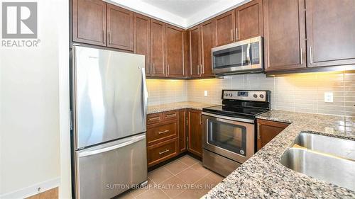 4406 - 3975 Grand Park Drive, Mississauga, ON - Indoor Photo Showing Kitchen With Double Sink With Upgraded Kitchen