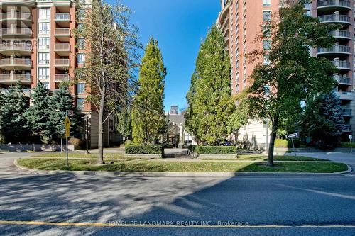 1210 - 55 Harrison Garden Boulevard, Toronto, ON - Outdoor With Balcony With Facade