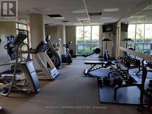 1210 - 55 Harrison Garden Boulevard, Toronto, ON - Indoor Photo Showing Gym Room