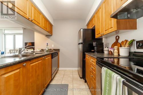 907 - 1200 The Esplanade N, Pickering, ON - Indoor Photo Showing Kitchen With Double Sink