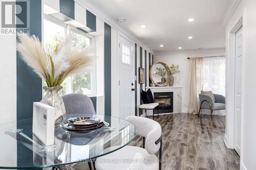 241 Woodycrest Avenue, Georgina, ON - Indoor Photo Showing Dining Room With Fireplace