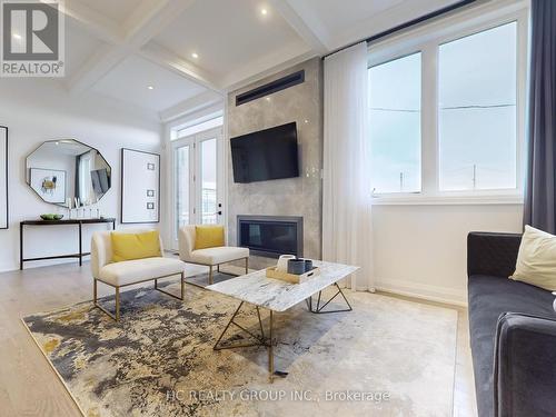 119A Bond Crescent, Richmond Hill, ON - Indoor Photo Showing Living Room With Fireplace