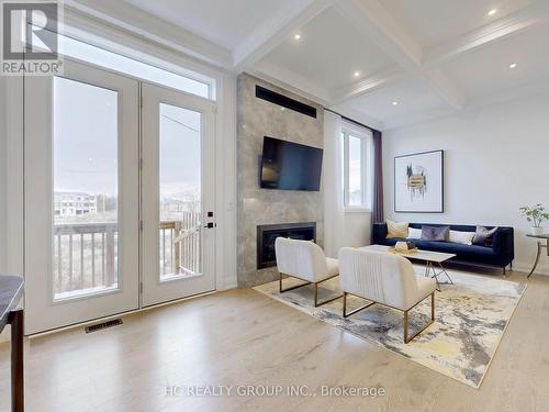 119A Bond Crescent, Richmond Hill, ON - Indoor Photo Showing Living Room With Fireplace